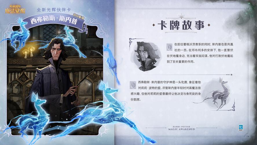 揭秘哈利波特魔法觉醒中斯内普伙伴卡的无限潜力
