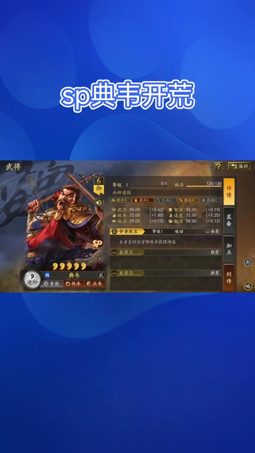 三国志战略版典韦深度解析,防御与反击的完美结合