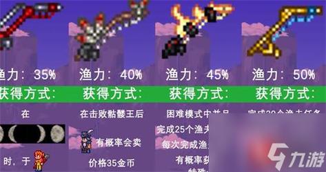 泰拉瑞亚钓鱼竿大比拼，谁是最佳之选？