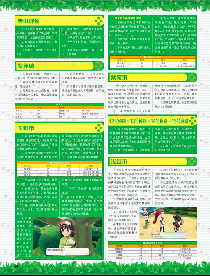 精灵宝可梦Lets Go招式攻略大全