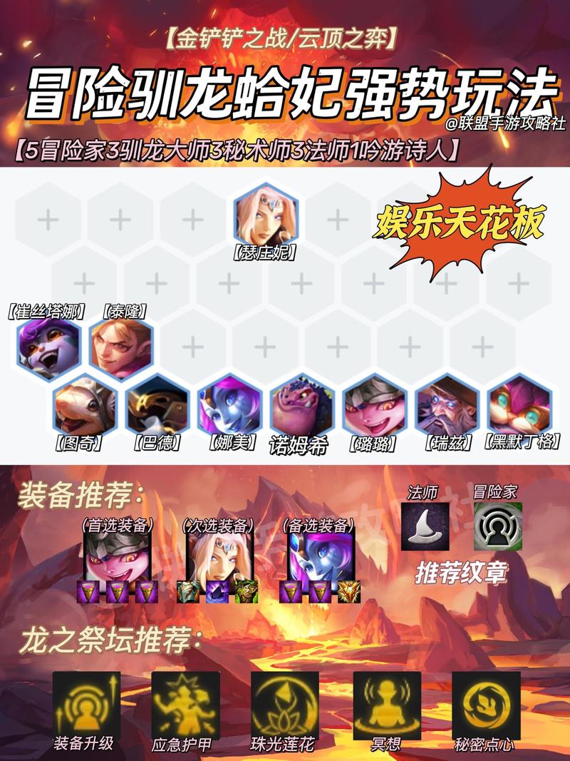 金铲铲之战S7赛季，龙女主C阵容深度攻略