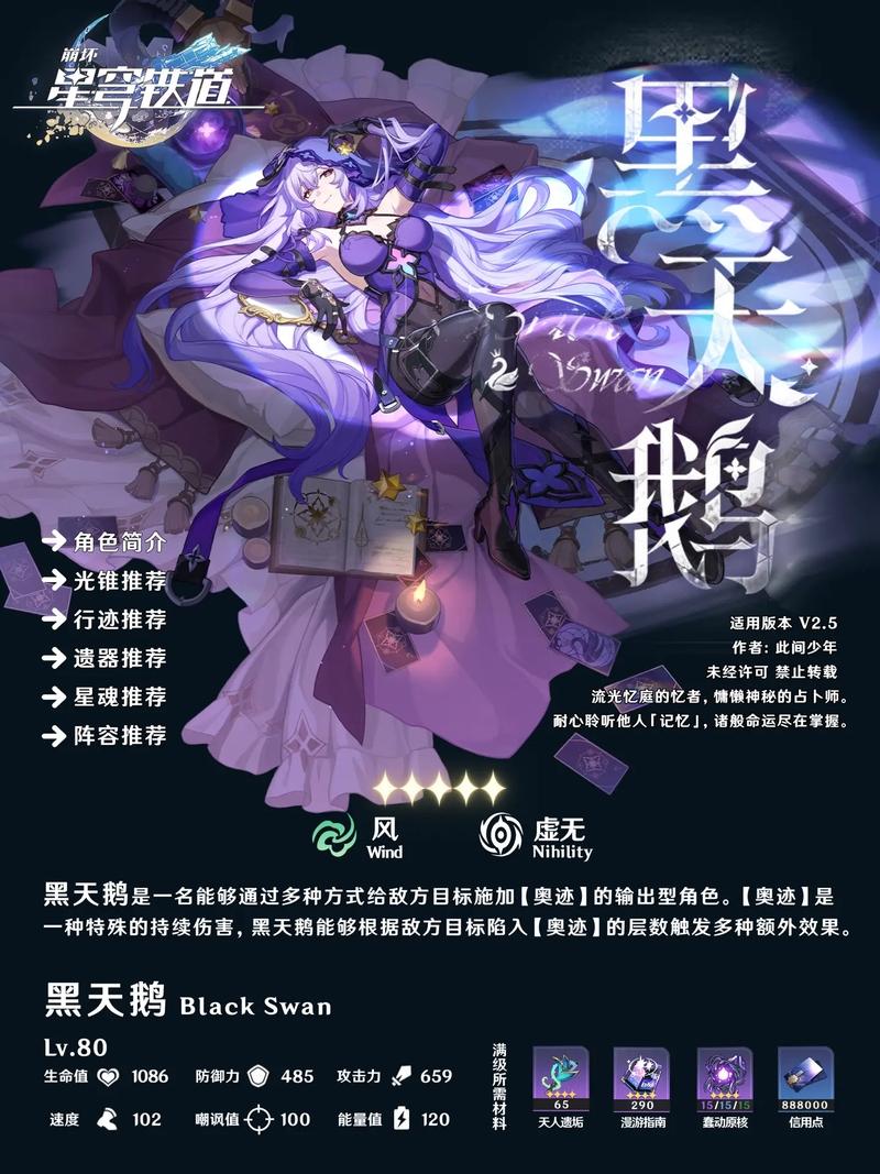 崩坏星穹铁道黑天鹅上线时间全解析及攻略指南