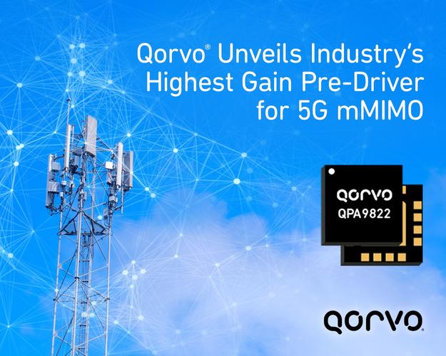 Qorvo推出QPA3390 24V功率倍增放大器，手游公司网络优化新利器