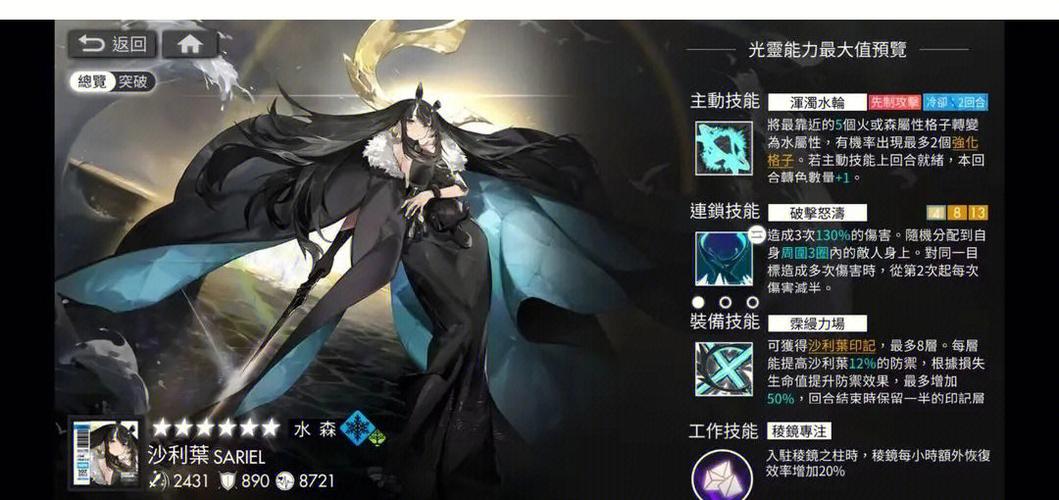 白夜极光卡莲技能深度攻略，解锁水与火的双重魅力