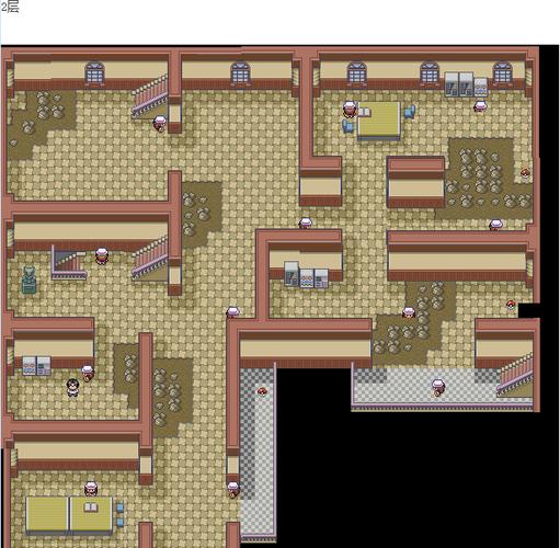 口袋妖怪火红攻略,突破楼上全是鬼魂的楼层挑战