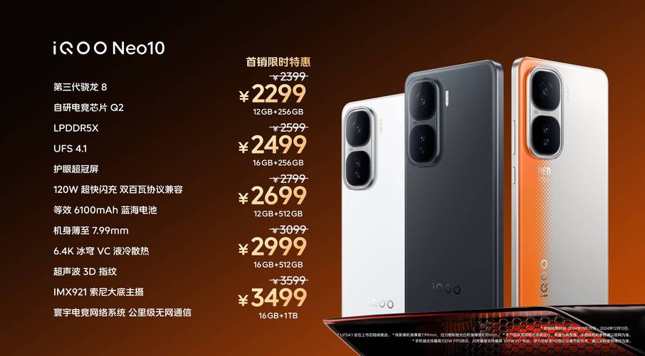 2299元起iQOO Neo 10震撼发布,REDMI迎来最强对手