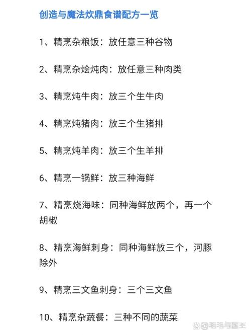 创造与魔法深度攻略，揭秘创魔鱼头泡饼的完美配方