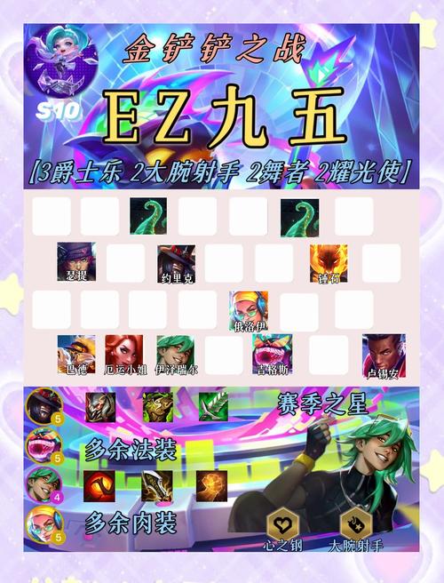 金铲铲之战，皮城 EZ 阵容制霸全场攻略
