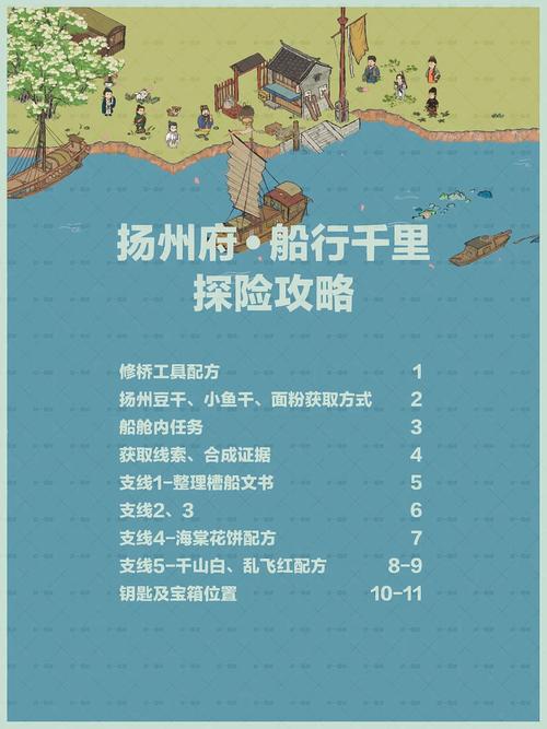 江南百景图扬州府探险任务通关秘籍