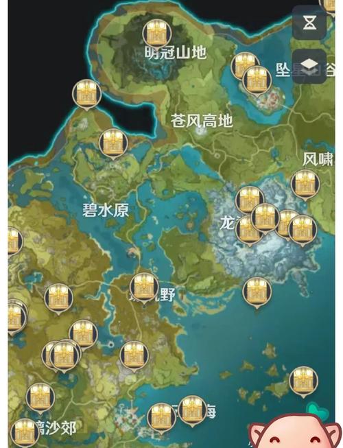 原神开启第二地图与寻找藏宝地全攻略