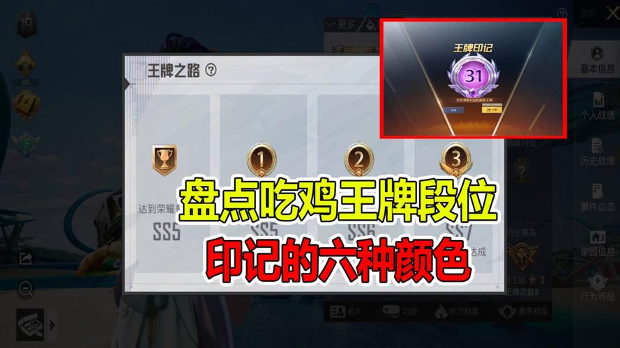 和平精英王牌印记效果全解析