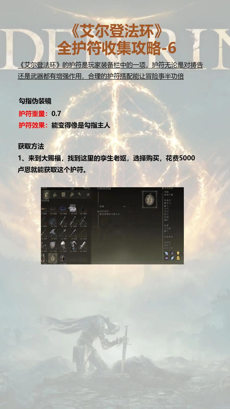 艾尔登法环，探寻最强护符之谜