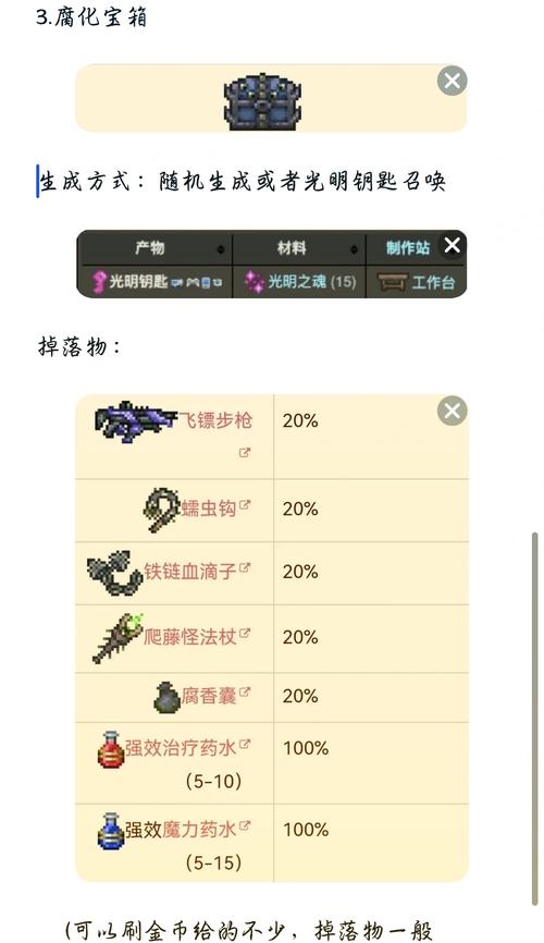 Terraria 电脑版开箱子秘籍大公开