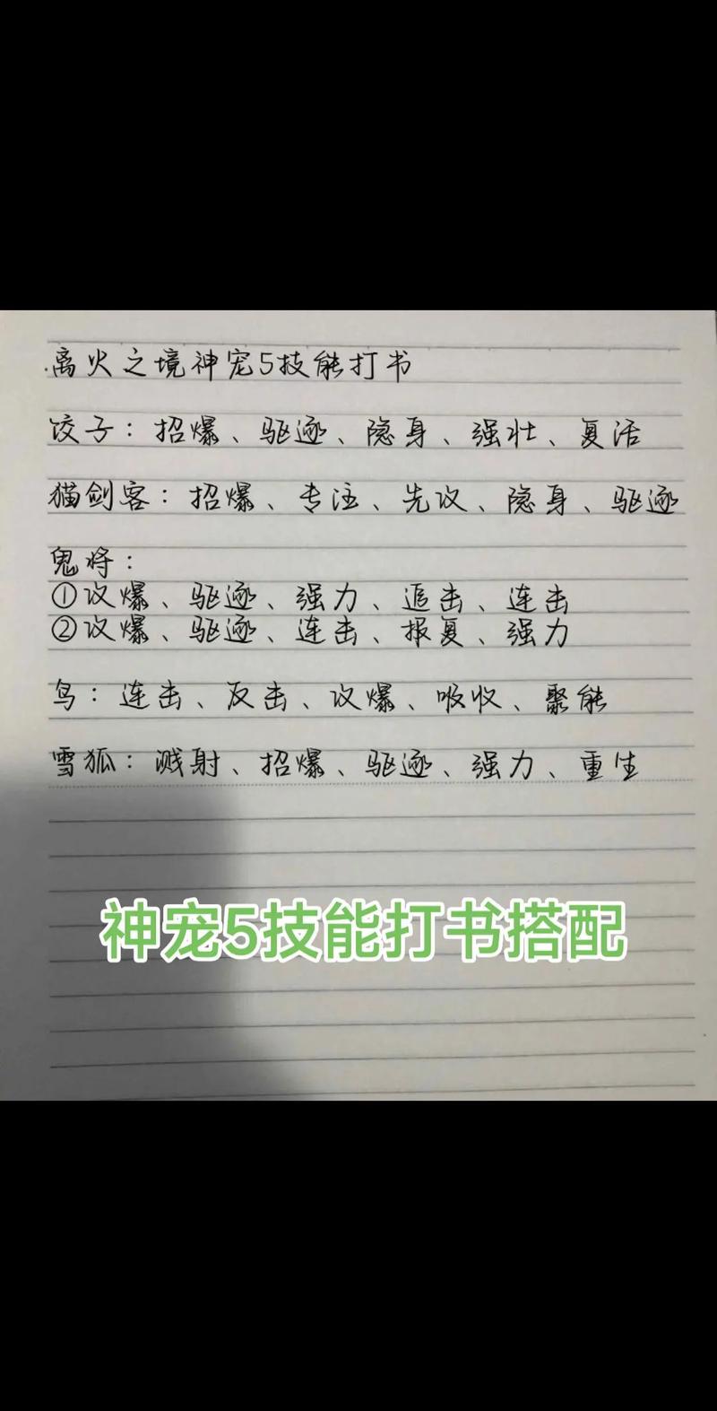 离火之境离火神兽挑选秘籍