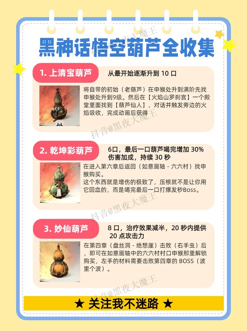 黑神话悟空葫芦获取秘籍大公开