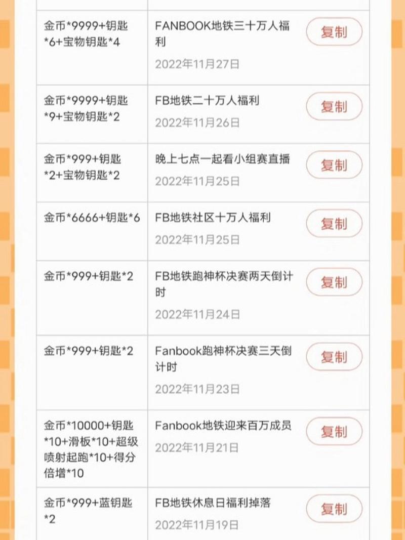 地铁跑酷兑换码大全,2025 永久有效及更多惊喜