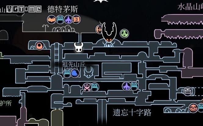 探索空洞骑士,苍绿之径地图的神秘入口