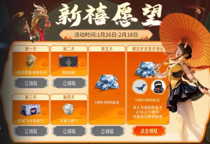 CF 手游,高级龙年币兑换物品与最新活动奖励大揭秘