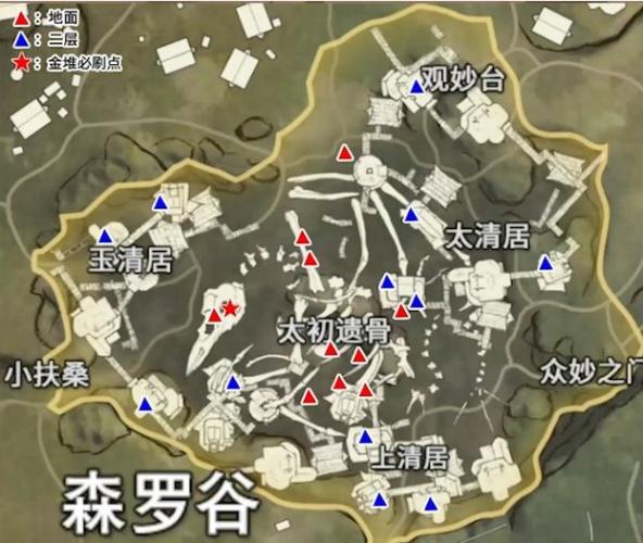 永劫无间手游森罗谷落地搜点全攻略