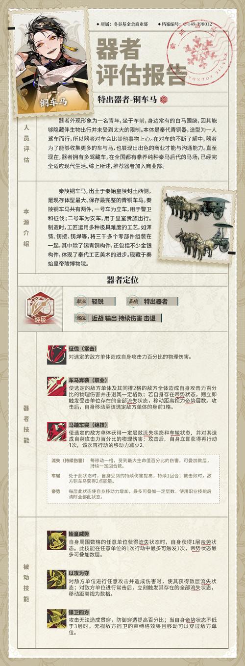 物华弥新铜犴炮武器深度解析与实战评测