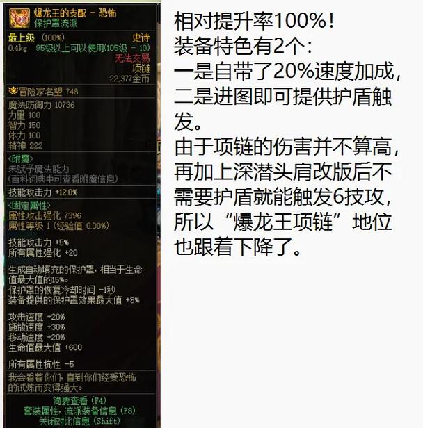 地下城与勇士热门项链魅力全解析