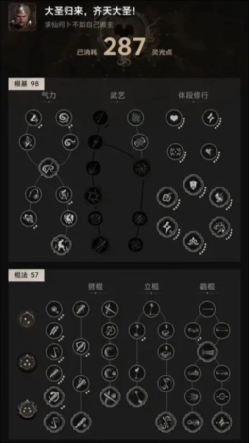 黑神话悟空劈棍轮椅流加点全攻略